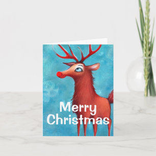 Rudolph der Rotnasen-Rentiere Einladung