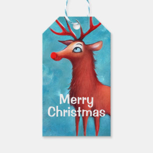 Rudolph der Rotnasen-Rentiere Geschenkanhänger