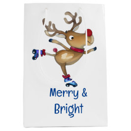 Rudolph Die Rentier Roller-Skaten Mittlere Geschenktüte