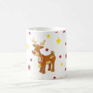 Rudolph, die roten, nussten Rentiere Weihnachtsste Kaffeetasse
