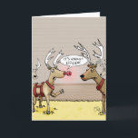 Rudolph Feiertagskarte<br><div class="desc">Diese Ferienkarte wird Ihre Freunde mit viel Energie begeistern.</div>