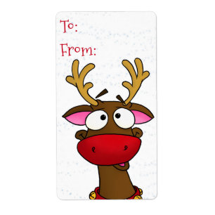 Rudolph, Geschenkumbauaufkleber