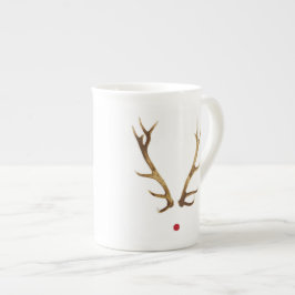 Rudolph-Geweih-Tasse Prozellantasse
