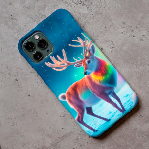 Rudolph Hirsch Weihnachten farbenfrohe Waldschneez Case-Mate iPhone Hülle