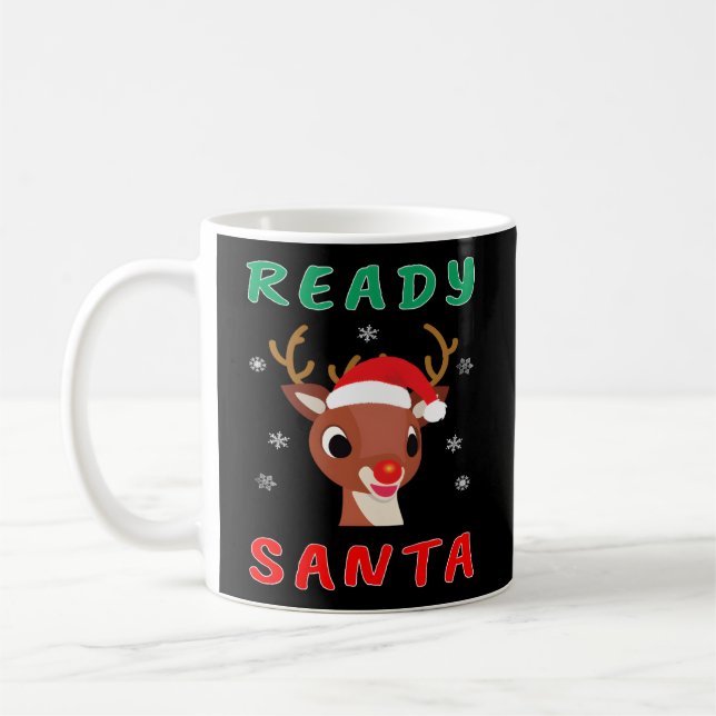 Rudolph Red Nose Reindeer Kaffeetasse (Links)