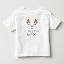 Rudolph Red Nosed Reindeer Fun Kleinkind T-shirt
