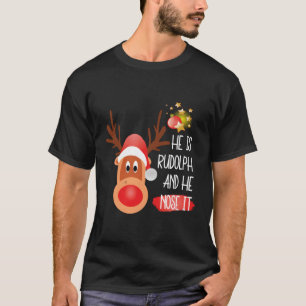 Rudolph The Big Red Nosed Rentier T-Shirt