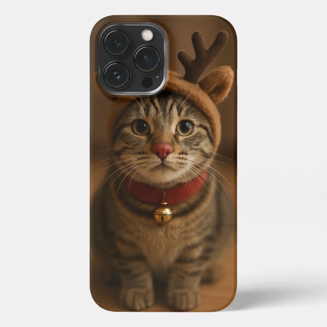 Rudolph the Cat iPhone 13 Pro Max Case Hülle (Rückseite)