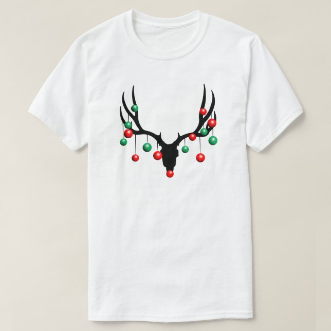 Rudolph the Dead Nosed Rentier T-Shirt (Design vorne)