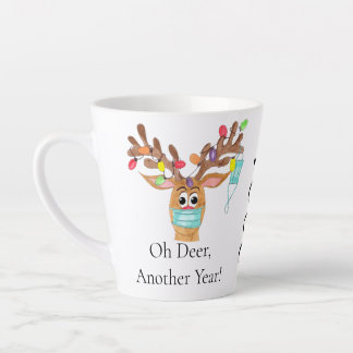 Rudolph the Face Masked Reindeer Latte Tasse
