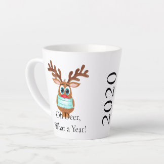 Rudolph the Face Masked Reindeer Milchtasse