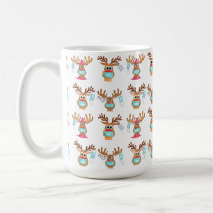 Rudolph the Face Masked Rentier Coffee Tasse