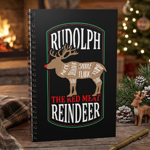 Rudolph The Red Meat Rentier Notizblock