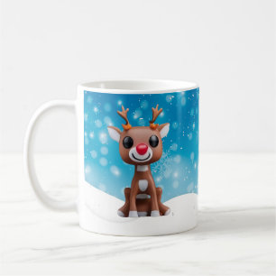 Rudolph The Red Nose Rentier Weihnachts-Tasse Kaffeetasse