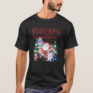 Rudolph The Red Nosed Rentier Christmas T-Shirt