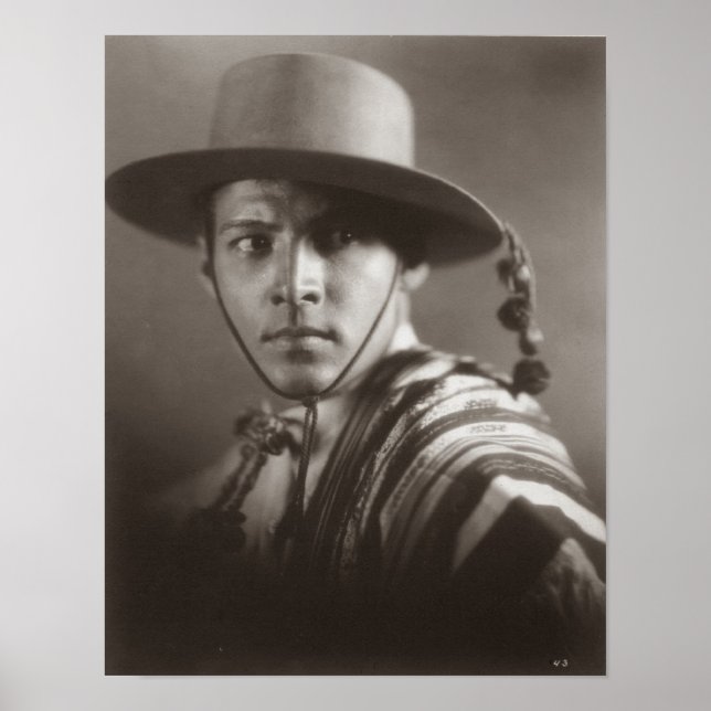 Rudolph Valentino Matte Poster (Vorne)