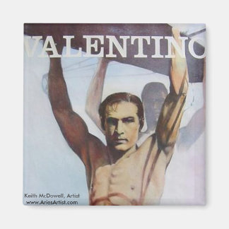 Rudolph Valentino: www.AriesArtist.com Magnet