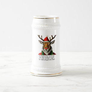 Rudolphs Glühen Bierglas