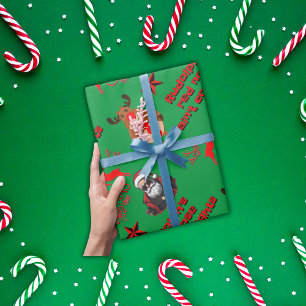 Rudolphs rote Nase ist kein Polizist Lights   Geschenkpapier