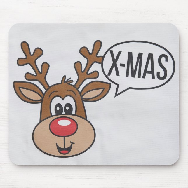 Rudolphs Weihnachten Mousepad (Vorne)