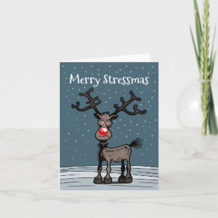 Rudolphs Weihnachtskarte Feiertagskarte