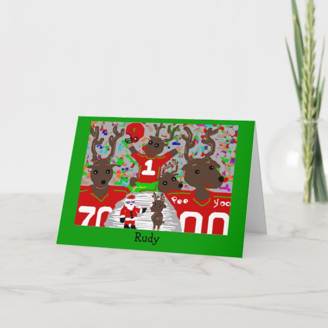 Rudy Feiertagskarte (Vorderseite)