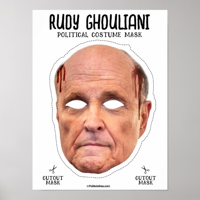 Rudy Ghouliani Kostümmaske Poster (Vorne)