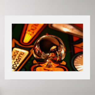 Rudy hat ein Ball-Flipper-Poster Poster