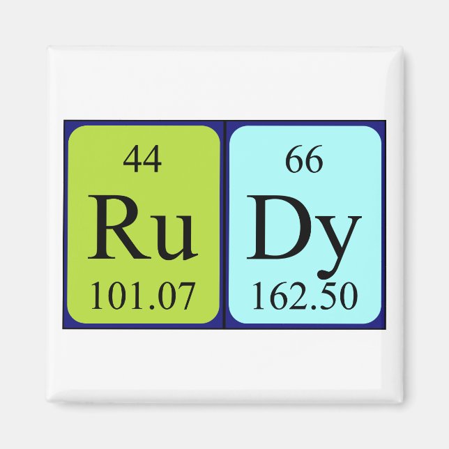 Rudy Periodenmagnet Magnet (Vorne)