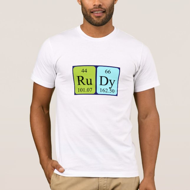 Rudy Periodenname Shirt (Vorderseite)