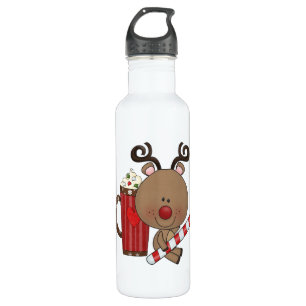 Rudy Reindeer mit Cocoa Trinkflasche