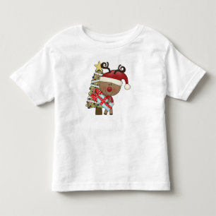 Rudy-Ren-Feiertags-Baum Kleinkind T-shirt
