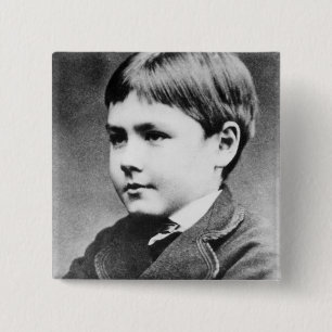 Rudyard Kipling, c.1870 Button