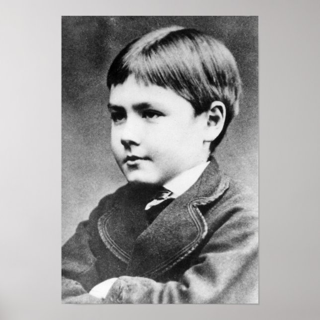 Rudyard Kipling, c.1870 Poster (Vorne)