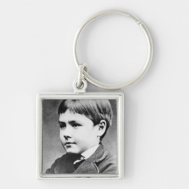 Rudyard Kipling, c.1870 Schlüsselanhänger (Vorne)