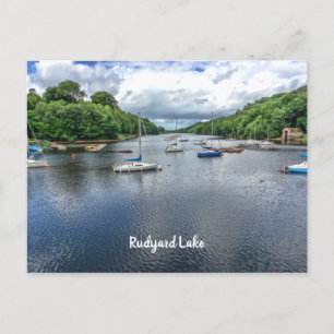Rudyard Lake Staffordshire UK Landschaftlich View Postkarte
