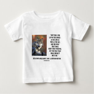 Rudyards- Kiplinggesetz des Dschungels erweitern Baby T-shirt