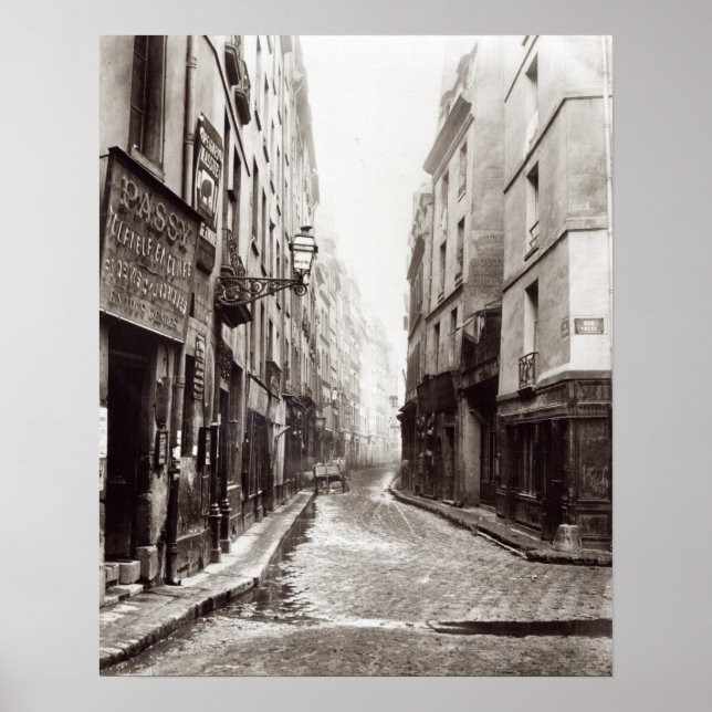 Rue Aumaire, Rue Volta, Paris, 1858-78 Poster (Vorne)