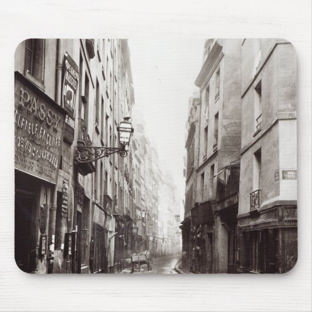 Rue Aumaire, von der Rue Volta, Paris, 1858-78 Mousepad (Vorne)