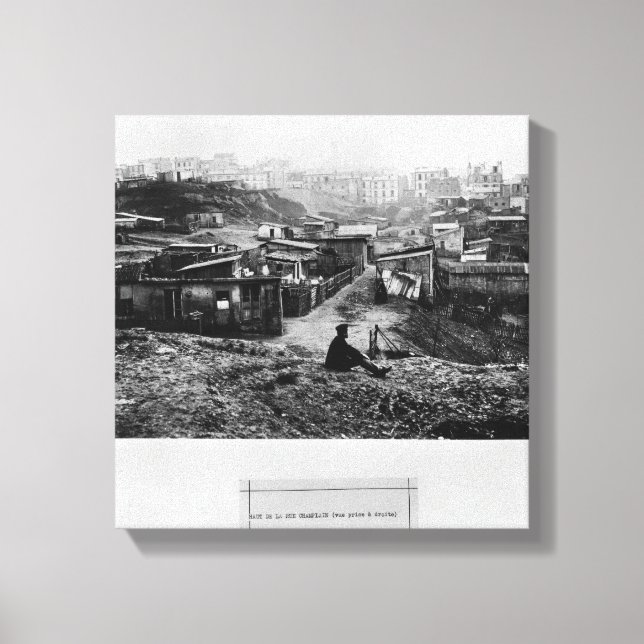 Rue Champlain Paris, 1858-78 Leinwanddruck (Vorderseite)