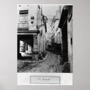 Rue Chanoinesse, von Rue-DES Chantres, Paris Poster