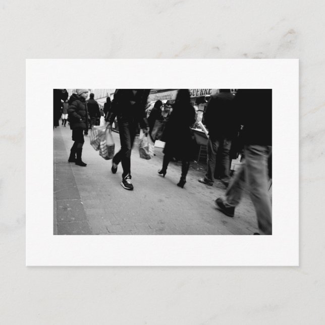 Rue Daguerre Paris 14eme Homage to Agnes Varda 4 Postkarte (Vorderseite)