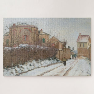 Rue de la Citadelle, Pontoise by Camille Pissarro Puzzle