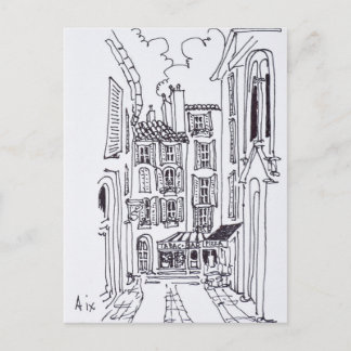 Rue de la Masse | Aix en Provence, Frankreich Postkarte