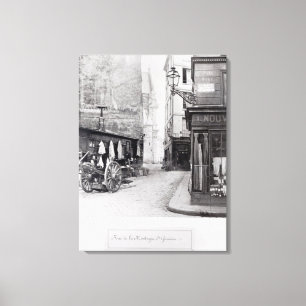 Rue de la Montagne Sainte-Genevieve Leinwanddruck