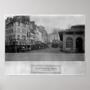 Rue de la Montagne Sainte-Genevieve, Paris Poster