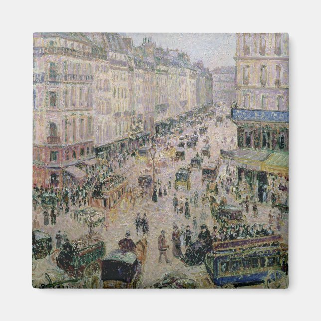 Rue de l'Epicerie, Rouen, an einem sonnigen Nachmi Magnet (Vorne)