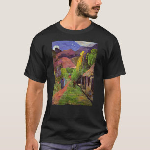 Rue de Tahiti Tropical Polynesien Paul Gauguin Art T-Shirt