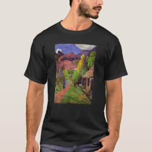 Rue de Tahiti Tropical Polynesien Paul Gauguin Art T-Shirt