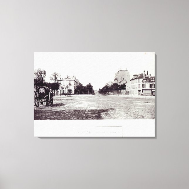 Rue d'Enfer, von der Straße nach Orleans Leinwanddruck (Vorderseite)